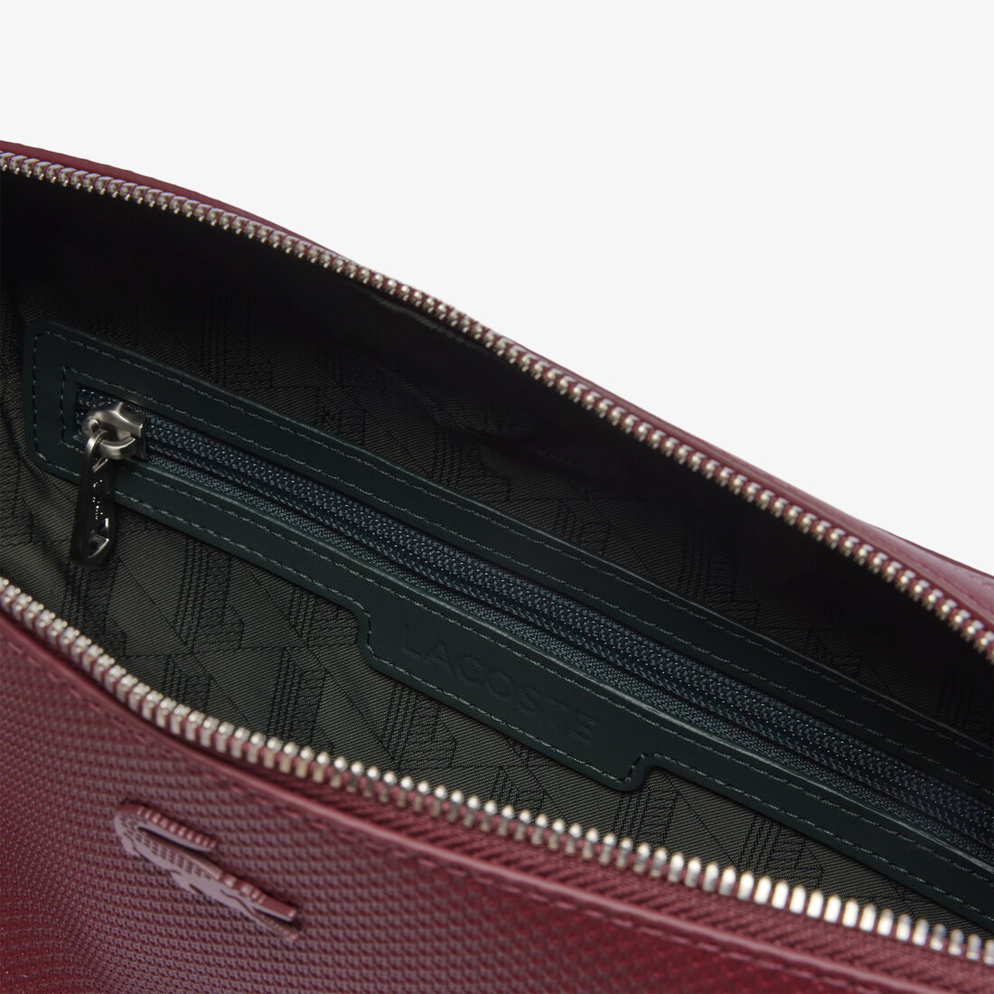 Unisex Chantaco Matte Stitched Leather Zippered Crossbody Bag Unisex Chantaco Matte Stitched Leather Zippered Crossbody Bag