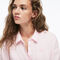 lacoste women s regular fit cotton poplin shirt