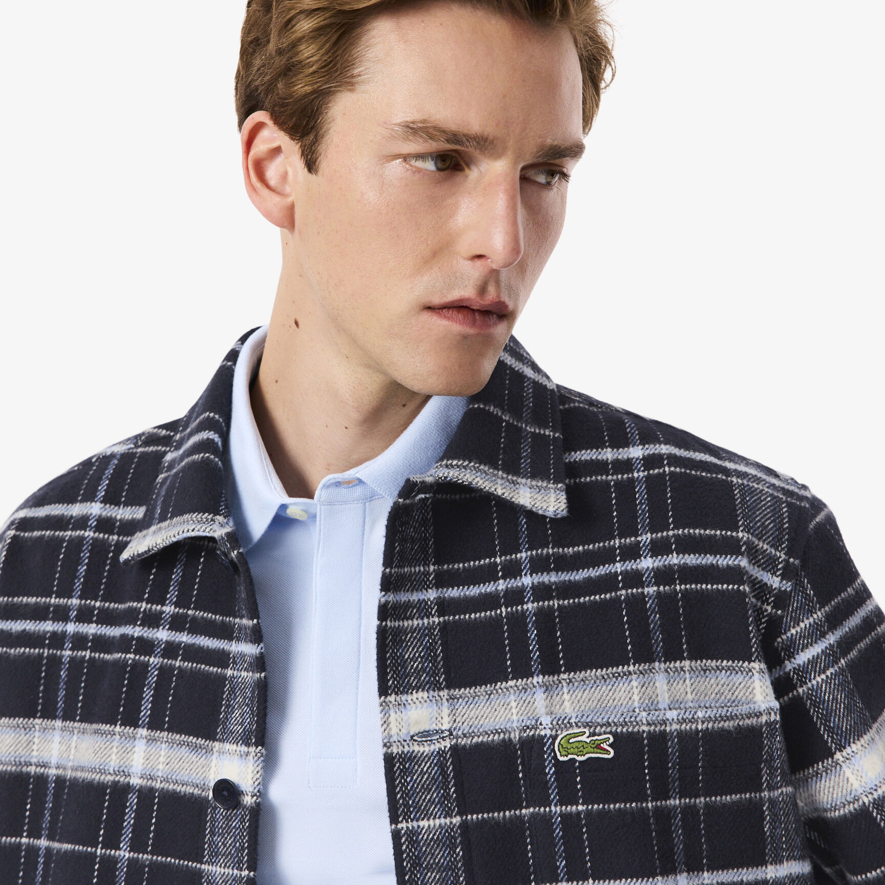 Cotton Plaid Overshirt