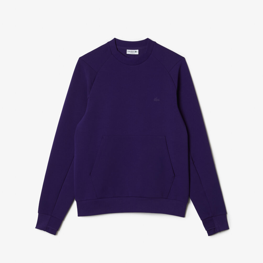 Men’s Crew Neck Kangaroo Pocket Cotton Blend Sweatshirt