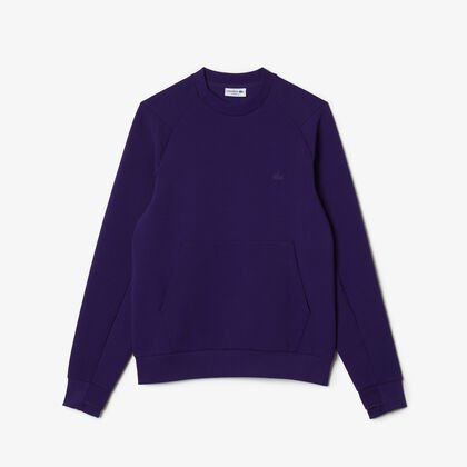Men’s Crew Neck Kangaroo Pocket Cotton Blend Sweatshirt