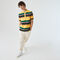 لاكوست قميص بولو مقلم مطرز من بيكيه القطن مجموعة lacoste live للجنسين