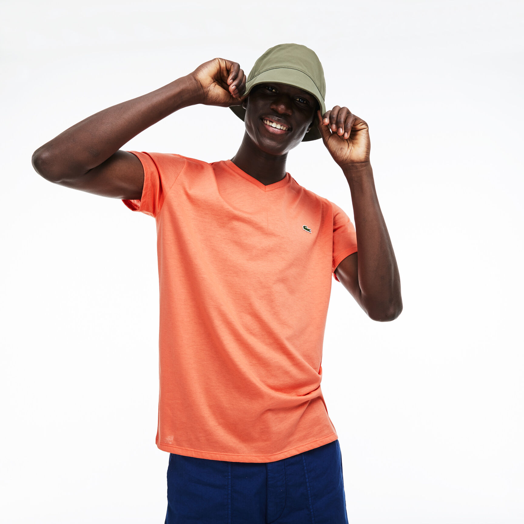 Lightweight Cotton Pima V Neck T-shirt Lightweight Cotton Pima V Neck T-shirt