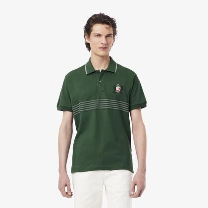 Classic Fit L.12.12 Embroidered Shield Polo Shirt