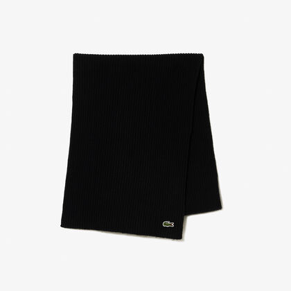 Ribbed Wool Scarf