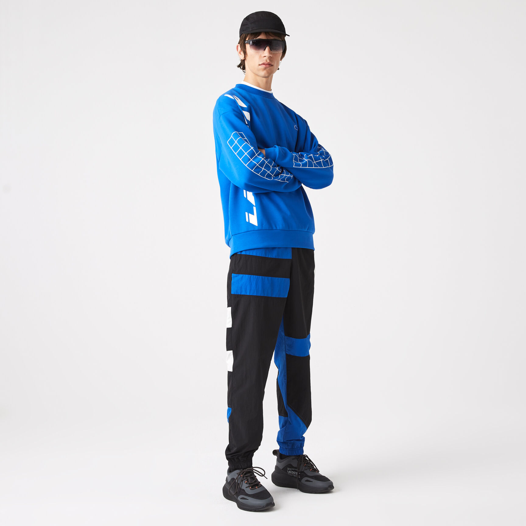 Men's Lacoste Patchwork Water-Repellent Trackpants