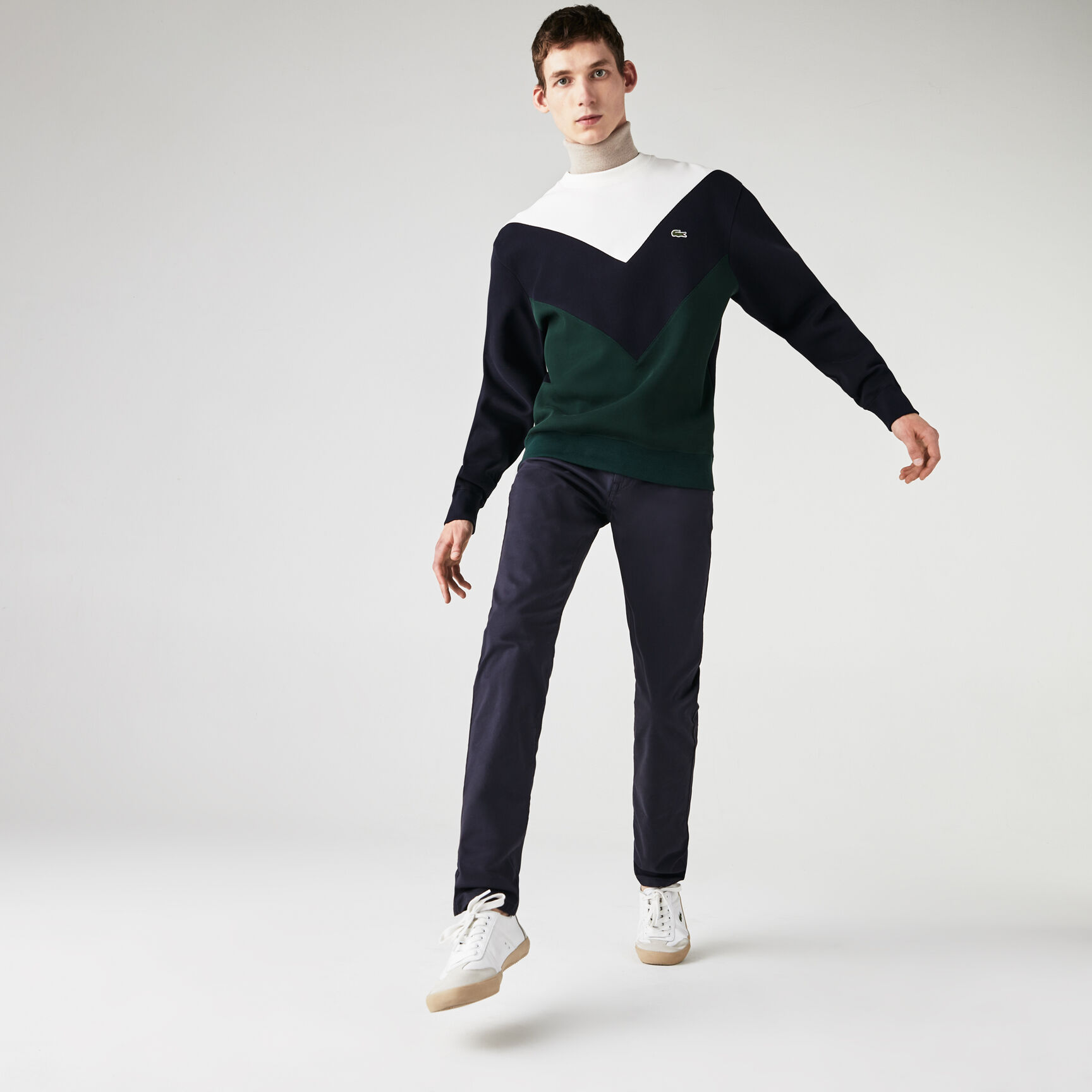 بنطال من القطن المرن بقصة ضيقة 5 جيوب للرجال بنطال من القطن المرن بقصة ضيقة 5 جيوب للرجال