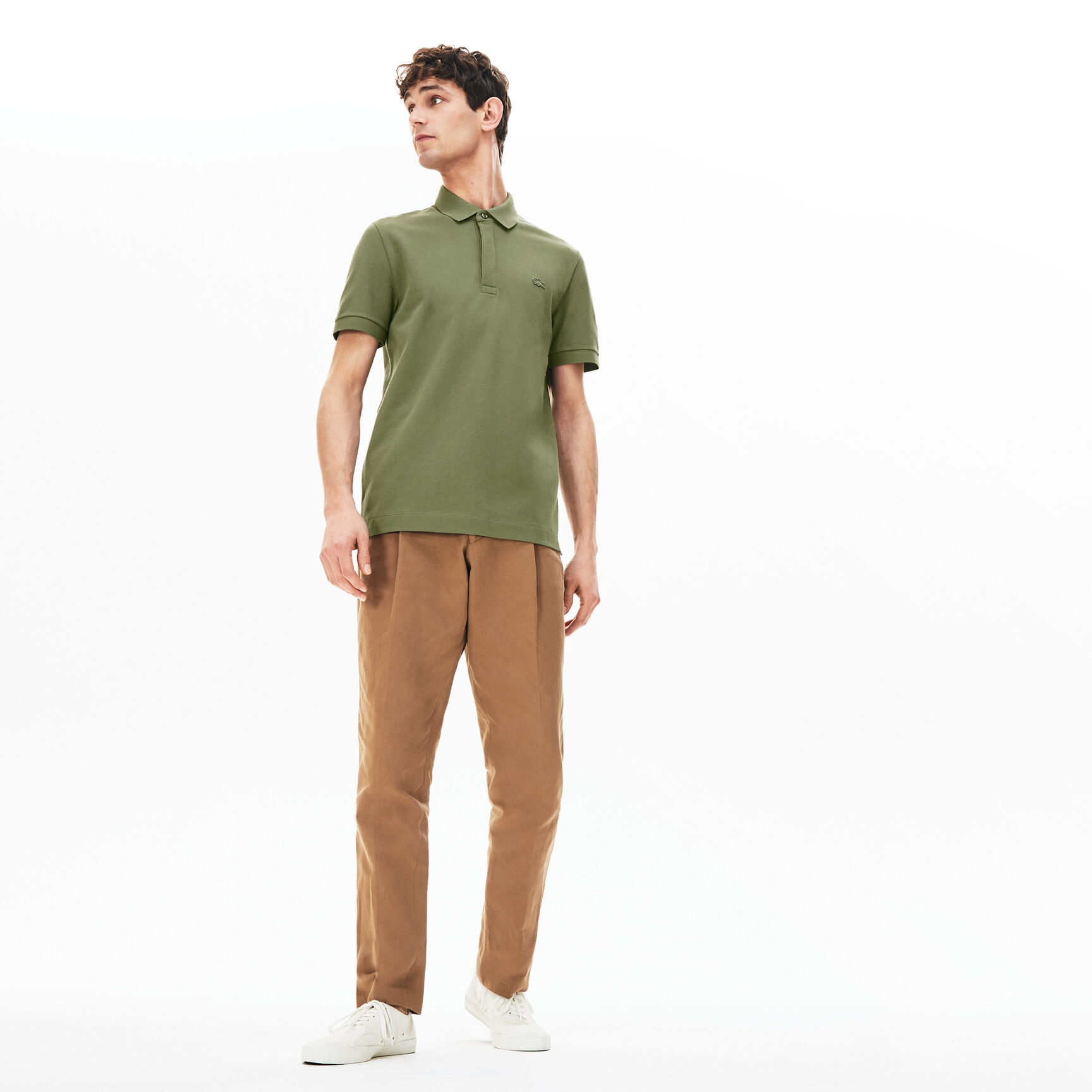 قميص بولو بيكيه باريسي بقصة عادية