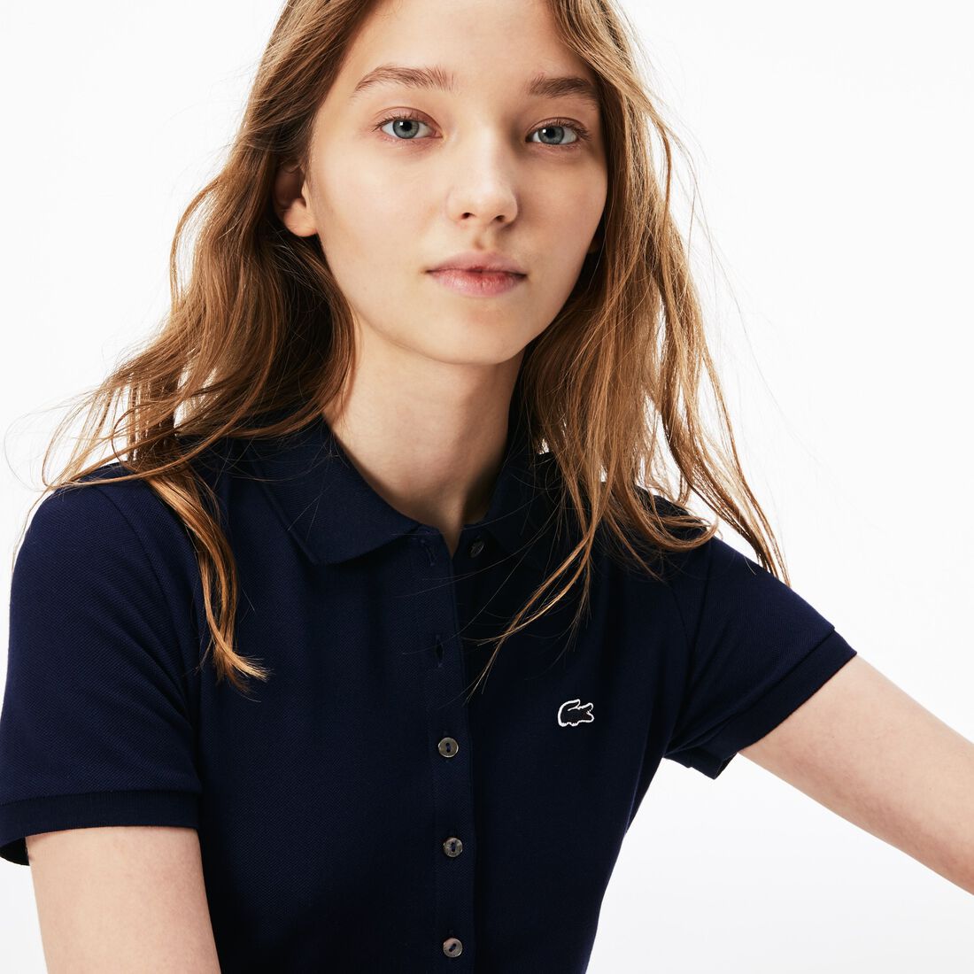 فستان بولو نسائي من قطن ميني بيكيه المرن فستان بولو نسائي من قطن ميني بيكيه المرن