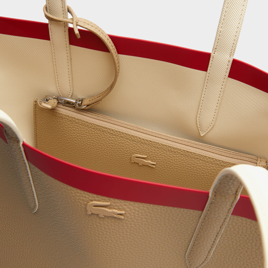 Women's Anna Removable Zip Pouch Canvas Large Shopper Bag Women's Anna Removable Zip Pouch Canvas Large Shopper Bag