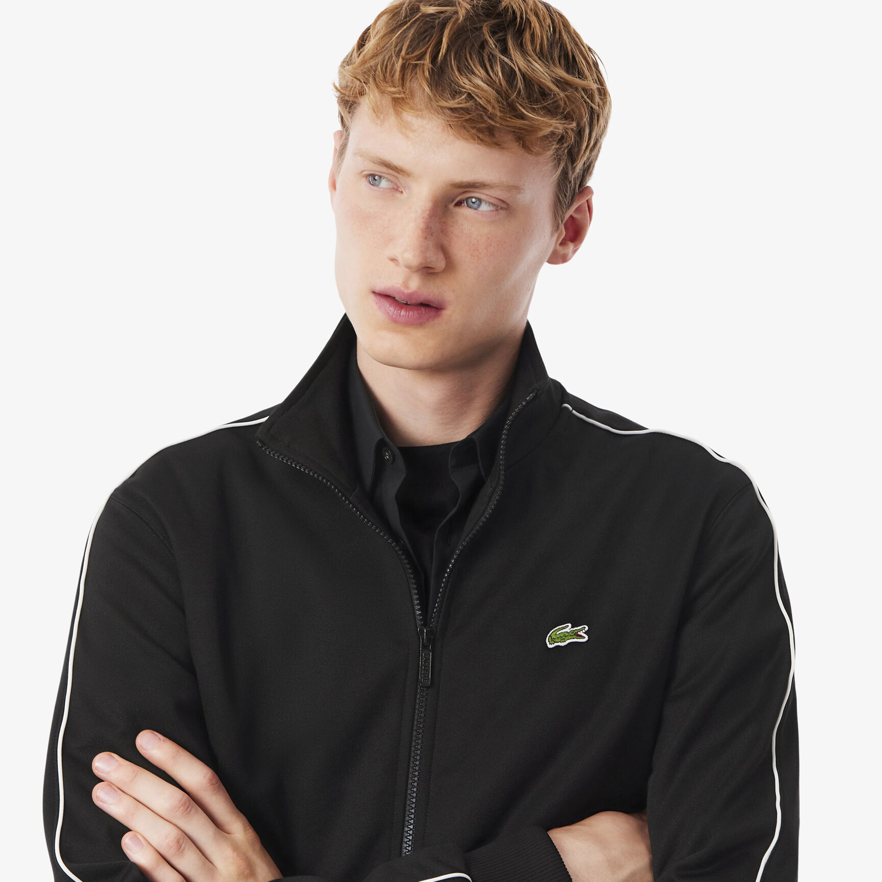 Paris Pique Zip Front Track Jacket Paris Pique Zip Front Track Jacket