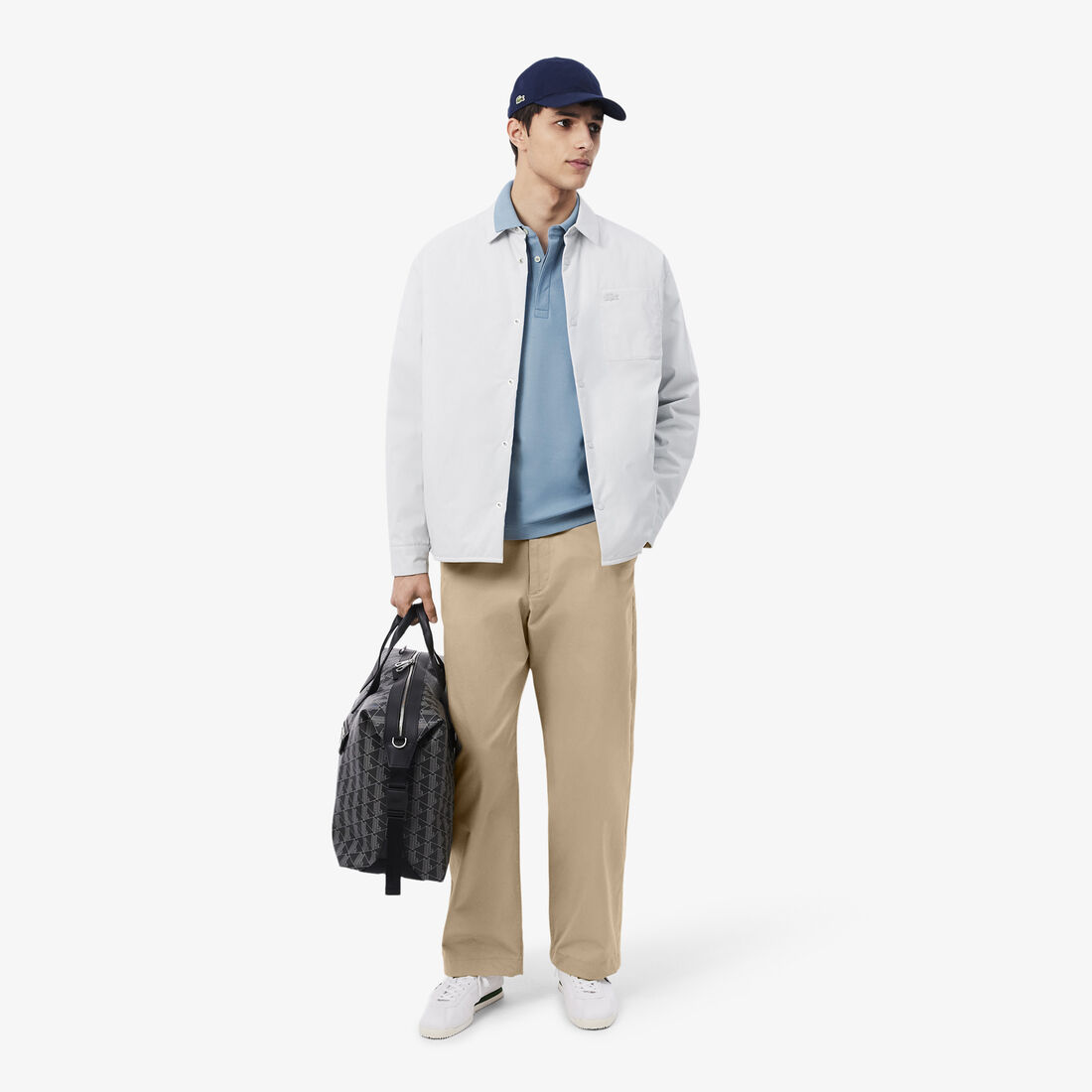 lacoste regular fit paris stretch pique polo shirt