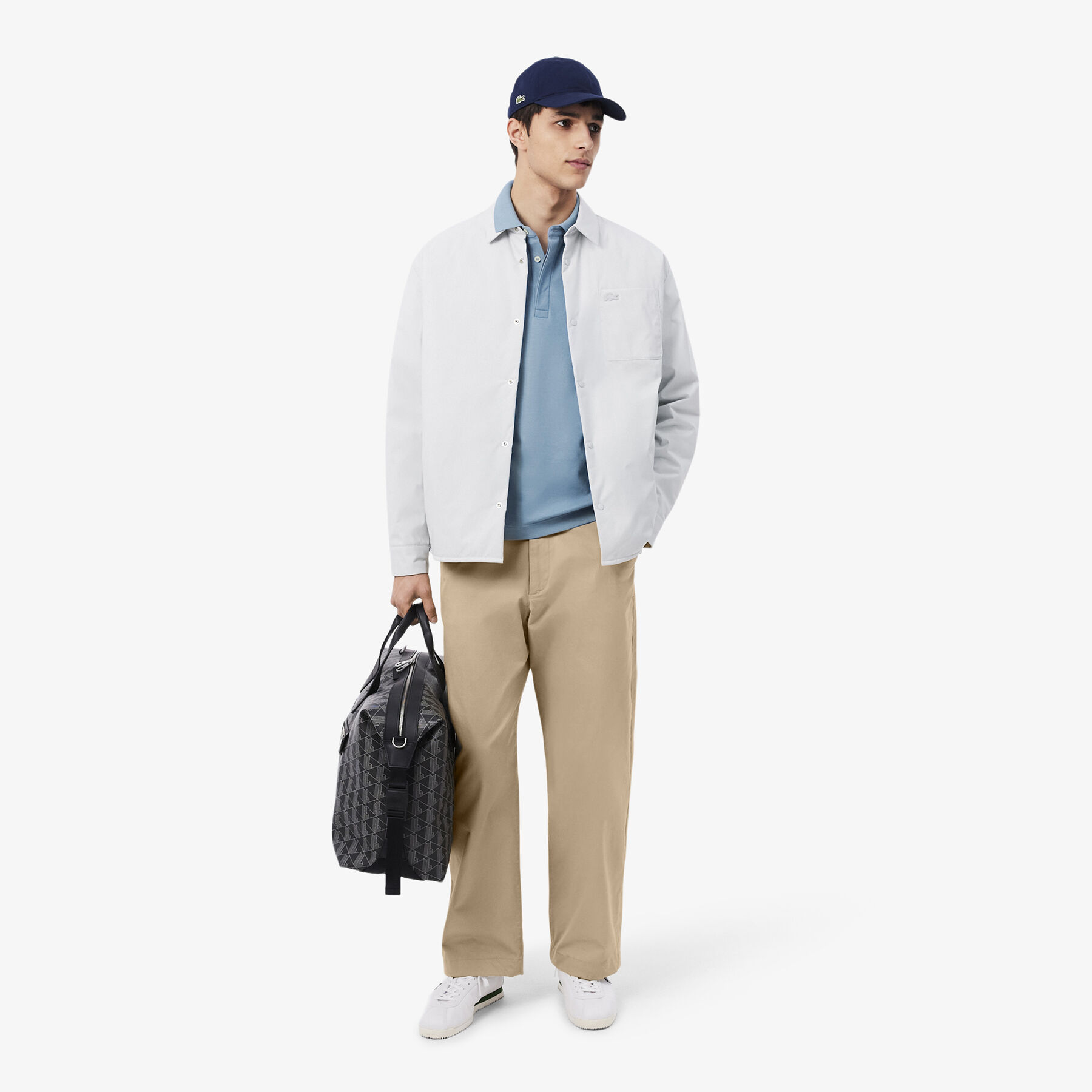 lacoste regular fit paris stretch pique polo shirt