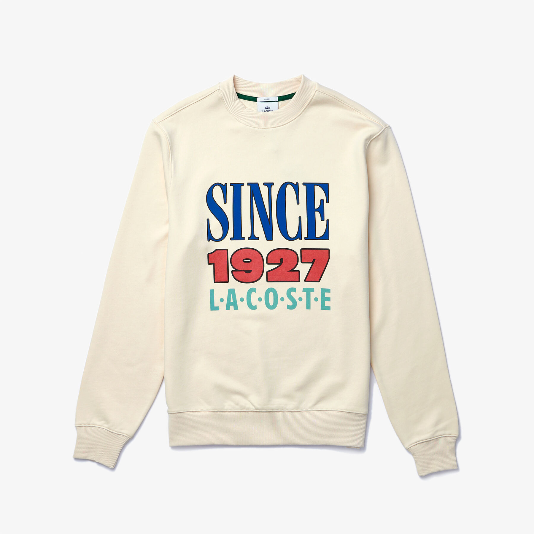 سويت شيرت الصوف القطني للجنسين مجموعة Lacoste LIVE وتفاصيل مطبوعة لاكوست سويت شيرت الصوف القطني للجنسين مجموعة lacoste live وتفاصيل مطبوعة