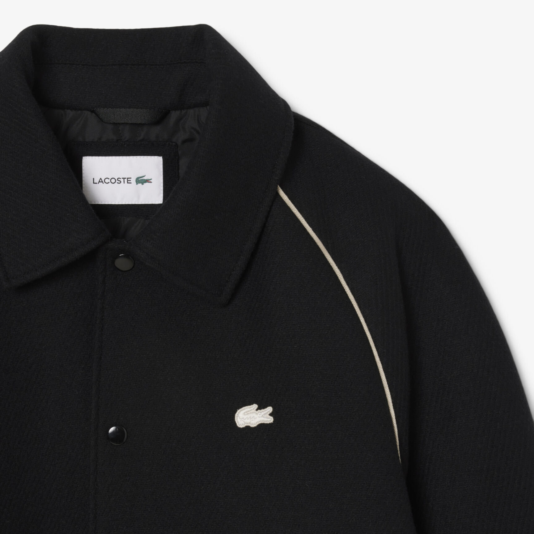 Badge Accent Wool Varsity Jacket Badge Accent Wool Varsity Jacket