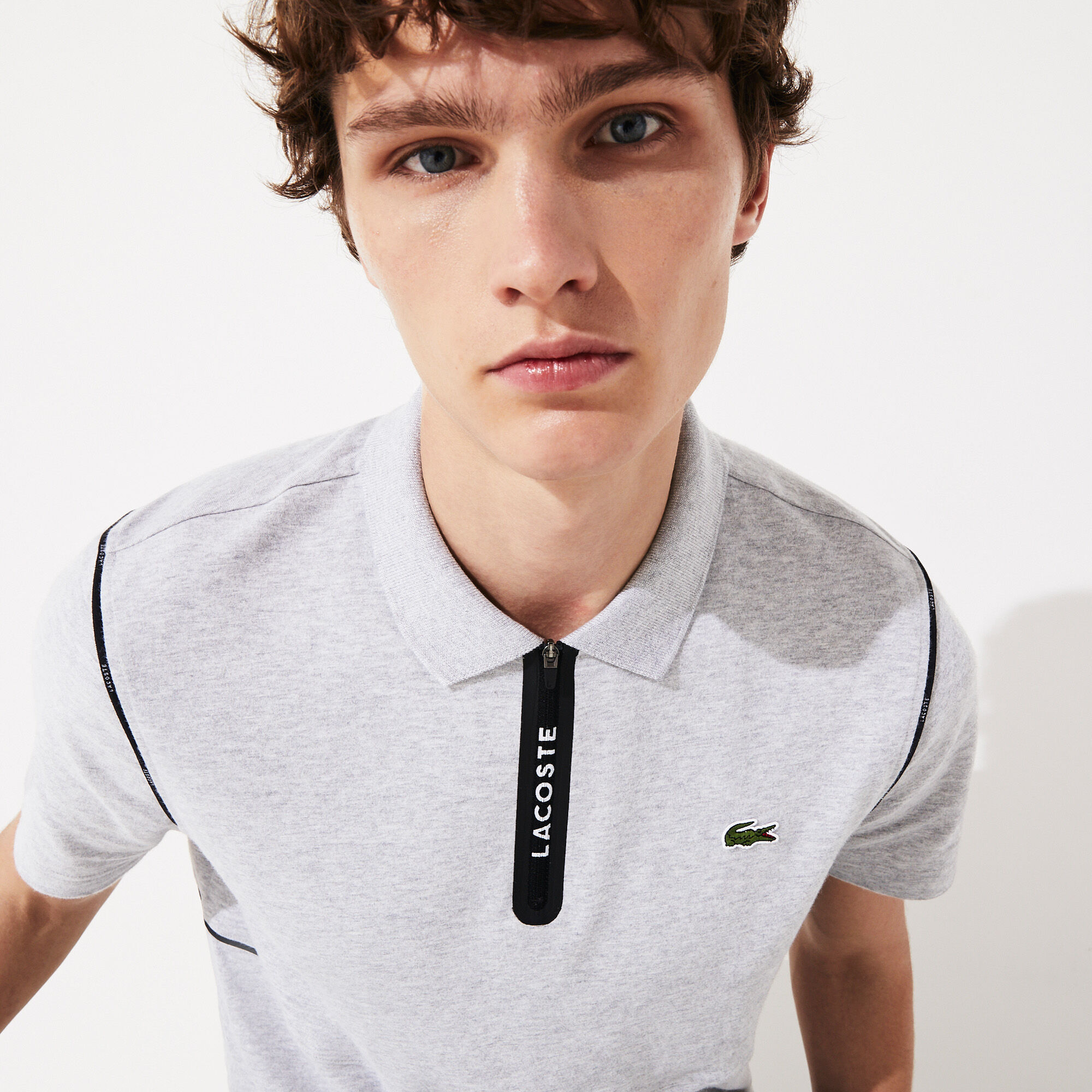 Buy Men s Lacoste SPORT Ultra Soft Cotton Zip Polo Shirt Lacoste QA