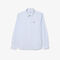 lacoste regular fit striped oxford shirt