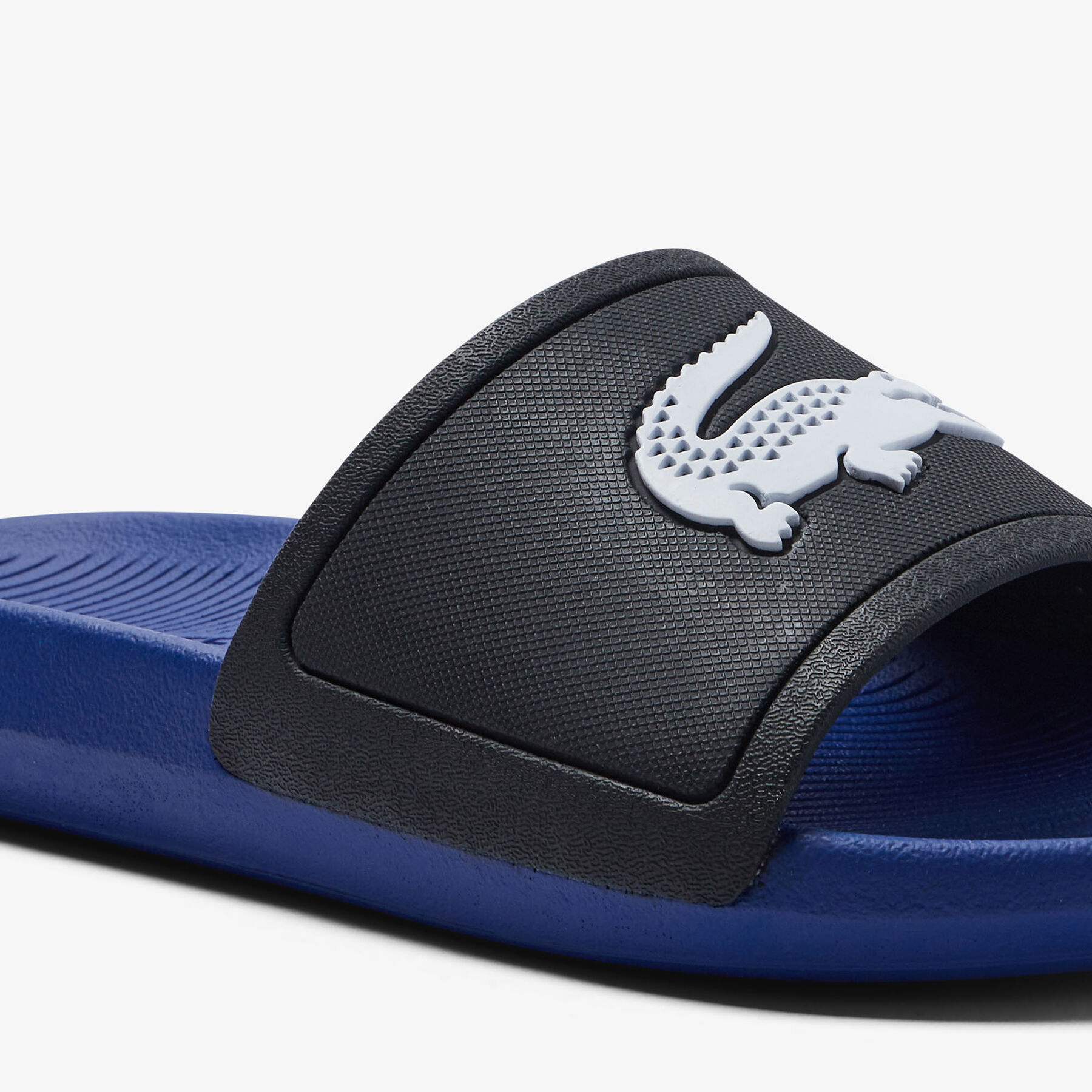 حذاء مفتوح لاكوست مطاط بلونين للرجال مجموعة croco