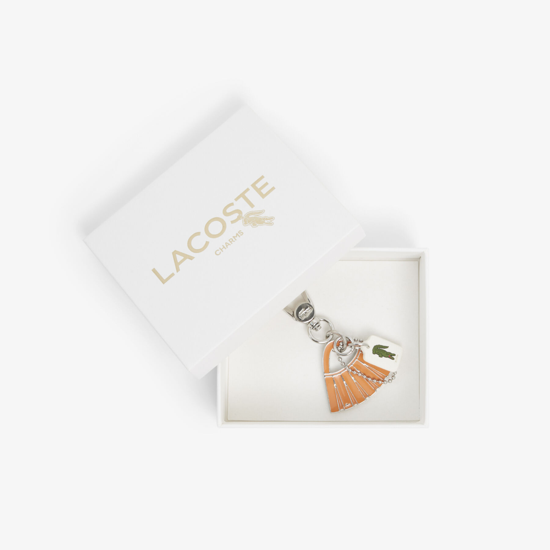 Lenglen L Charms Key Ring lacoste lenglen l charms key ring
