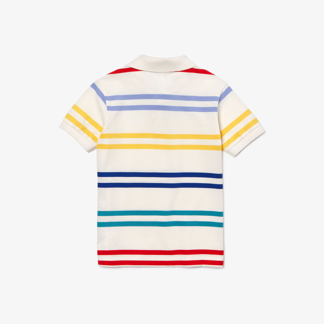 Boy’s Striped Coloured Lacoste Polo Shirt Boy’s Striped Coloured Lacoste Polo Shirt