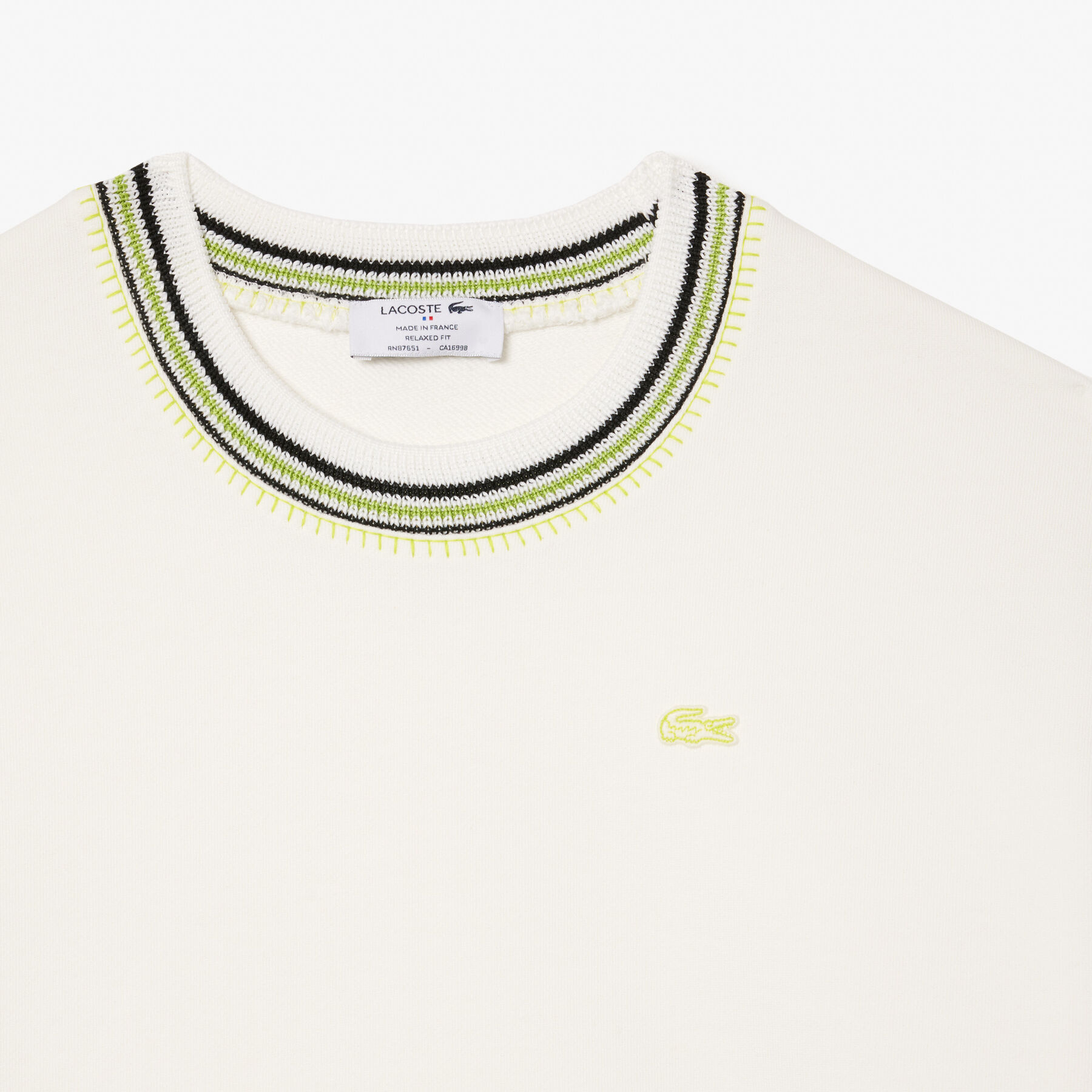 French Made Fleece Sweatshirt lacoste french made fleece sweatshirt