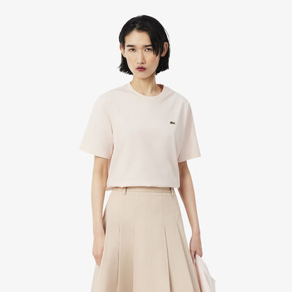 lacoste relaxed fit soft cotton t shirt