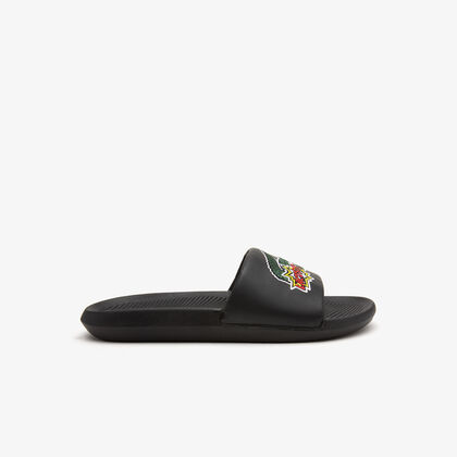 Men's Lacoste's Croco Synthetic Slides