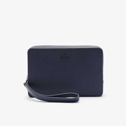 Chantaco Pique Leather Zipped Pouch