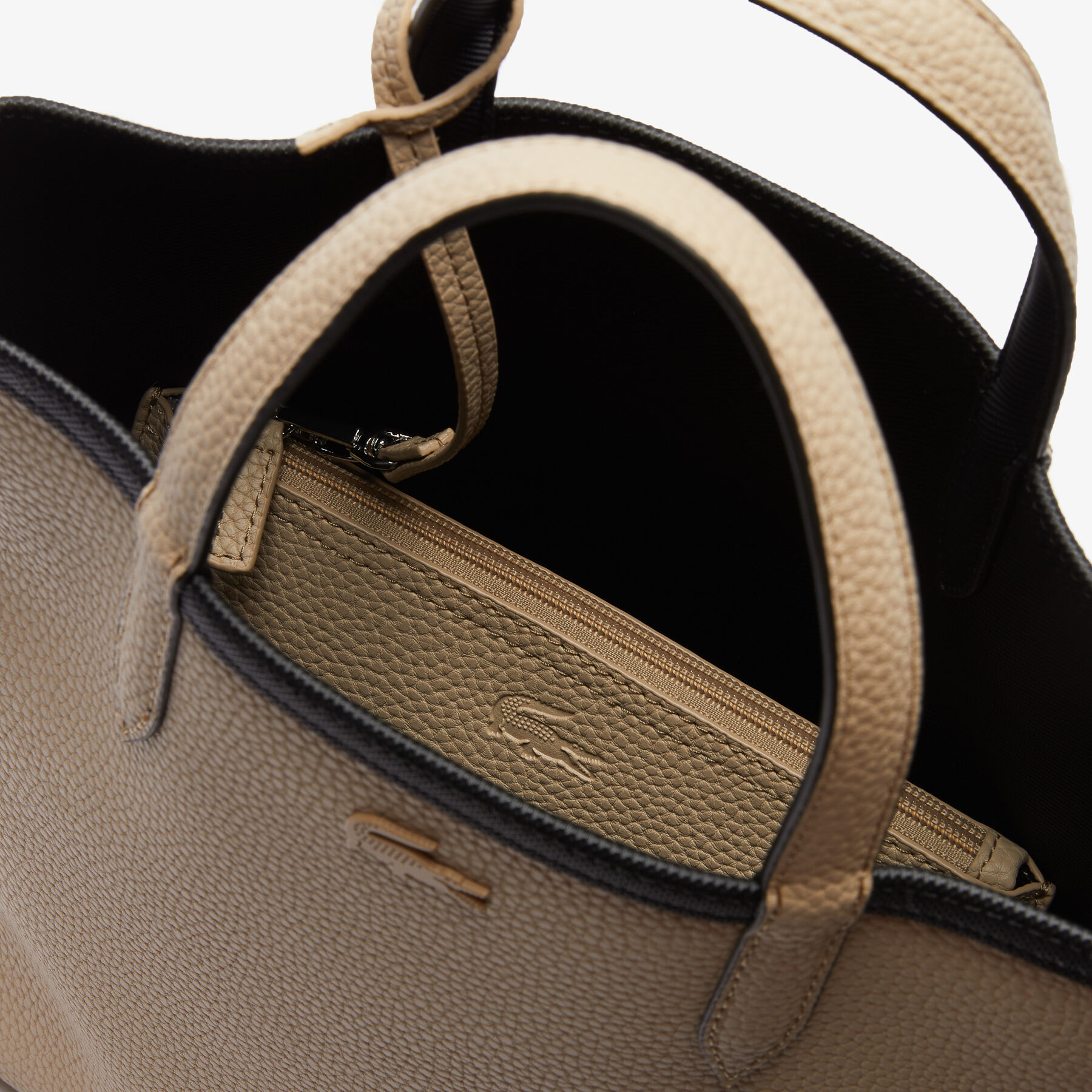 lacoste anna vertical reversible tote