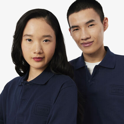 Classic Fit Embossed Branding Polo Shirt Classic Fit Embossed Branding Polo Shirt