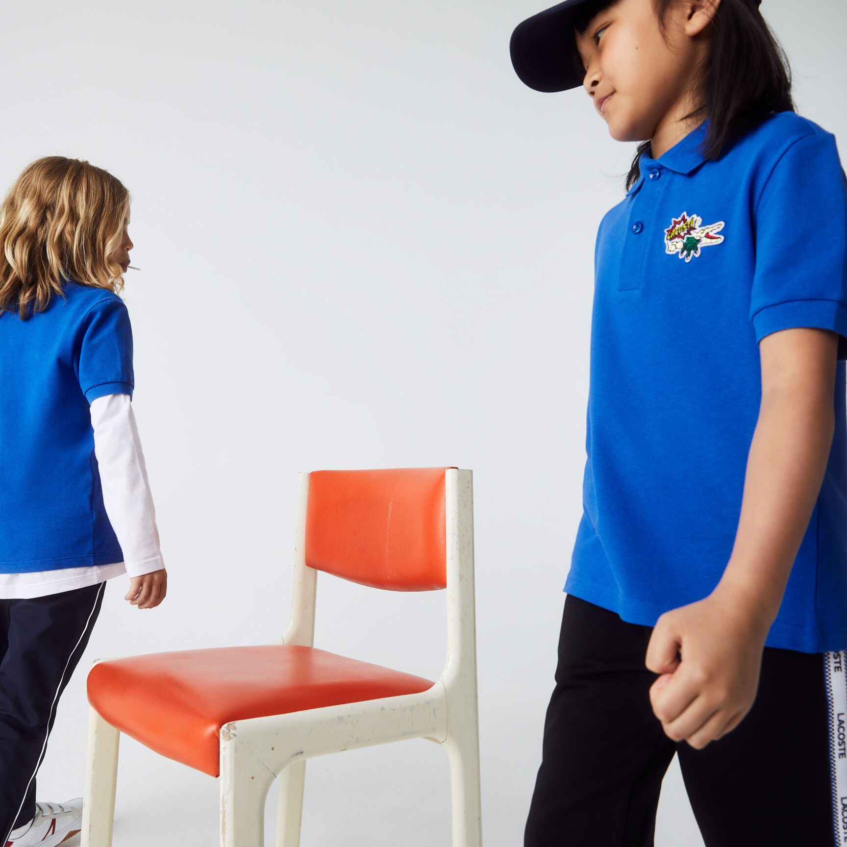 Kids' Holiday Badge Organic Cotton Piqué Polo Kids' Holiday Badge Organic Cotton Piqué Polo