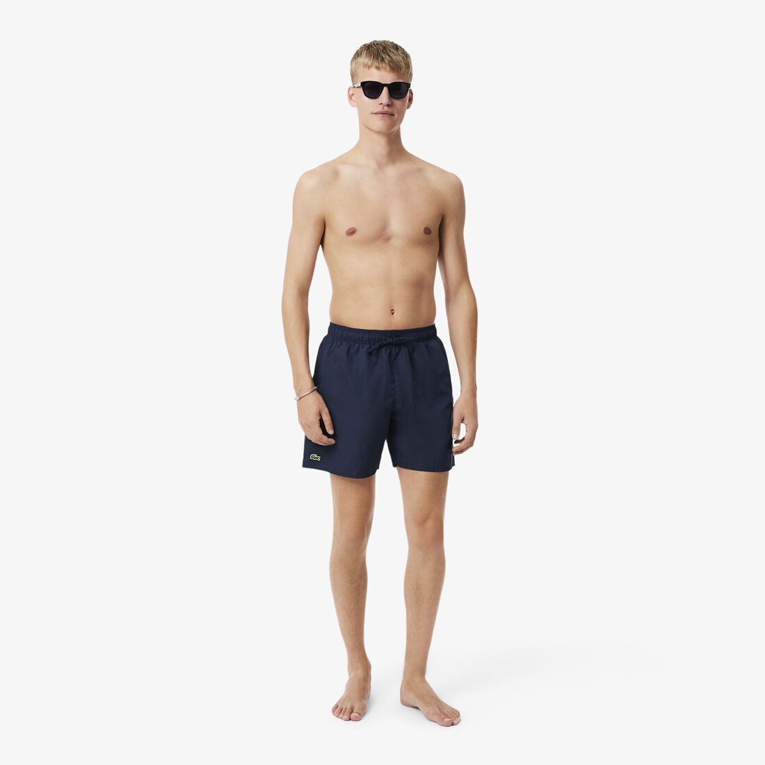 Mid Length Monochrome Swim Trunks Mid Length Monochrome Swim Trunks