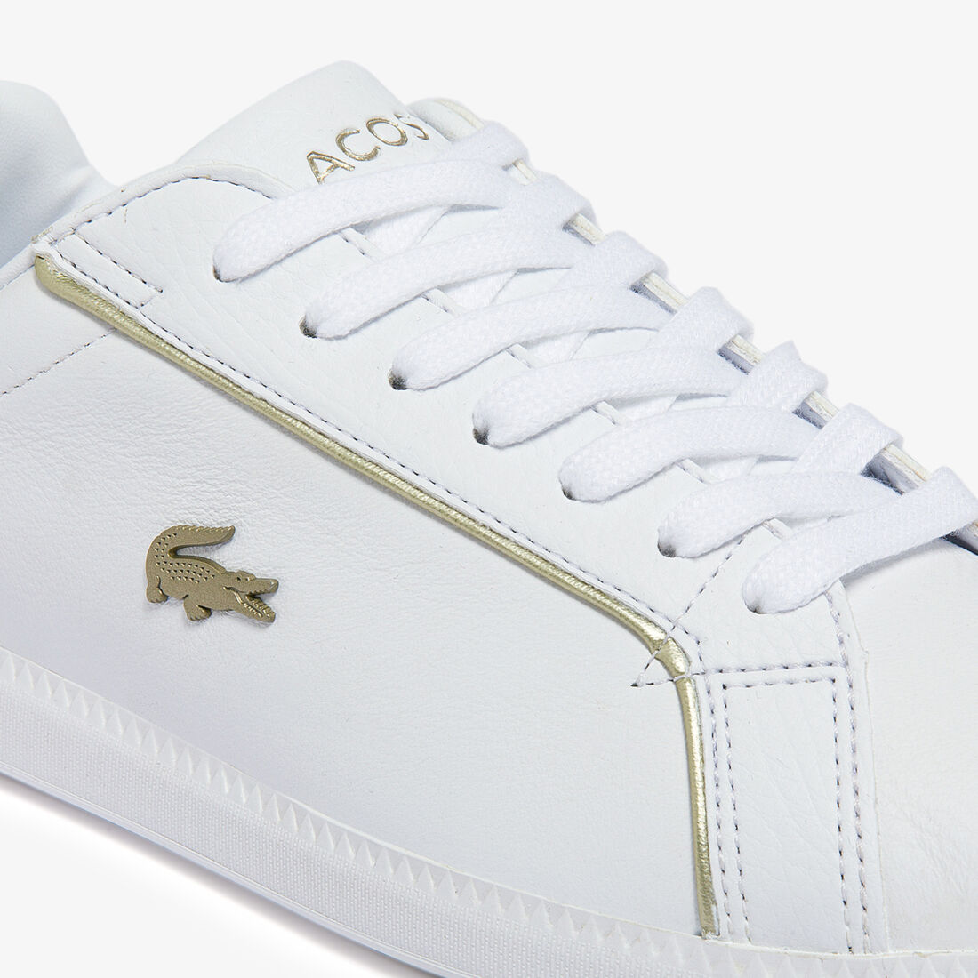 سنيكرز جراديوت جلد بأجزاء لامعة للنساء سنيكرز جراديوت جلد بأجزاء لامعة للنساء