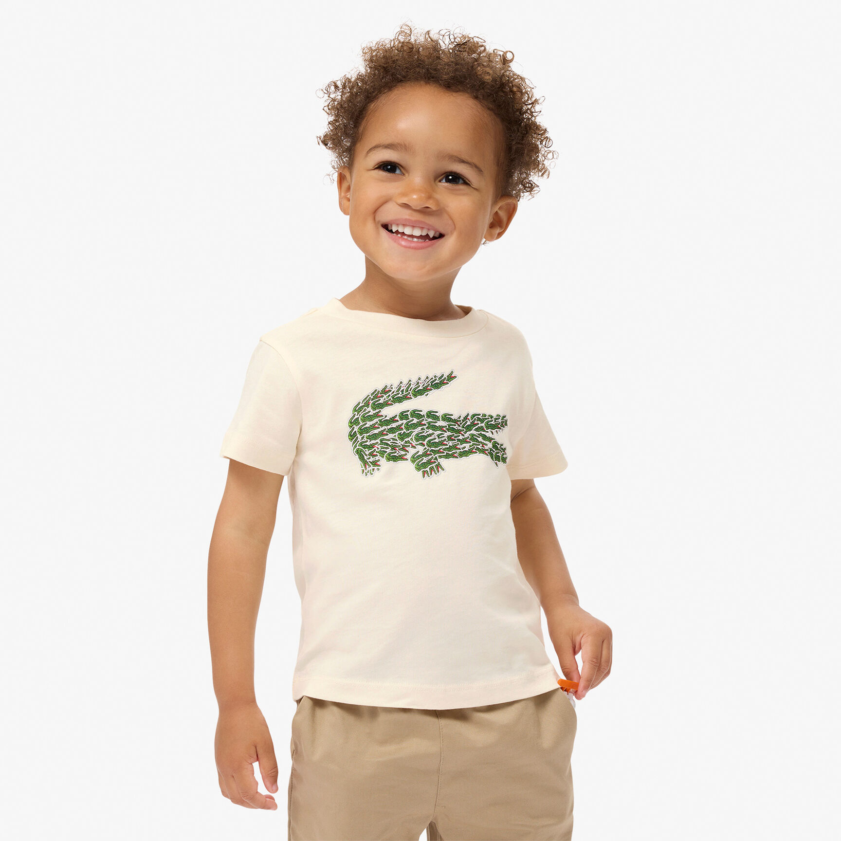 Crocodile Print Cotton T-shirt