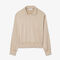 lacoste relaxed fit satin polo shirt