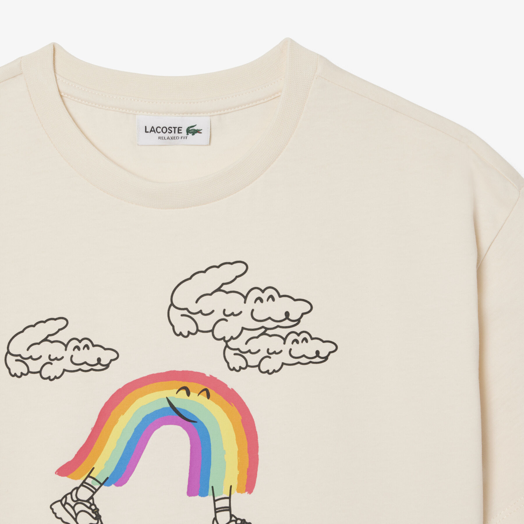 Printed Cotton T-shirt lacoste printed cotton t shirt