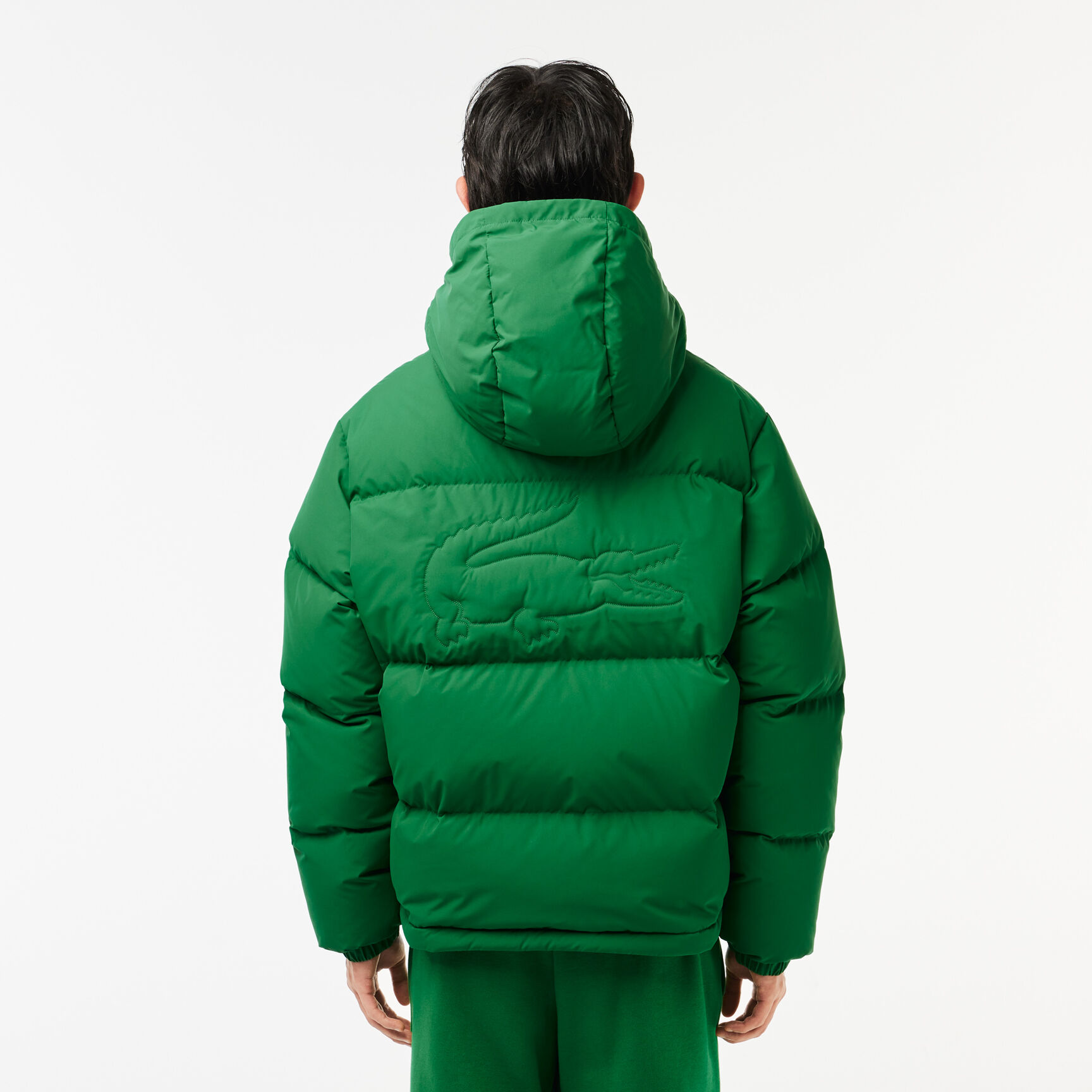 Men's Lacoste Quilted Water-Repellent Short Jacket
