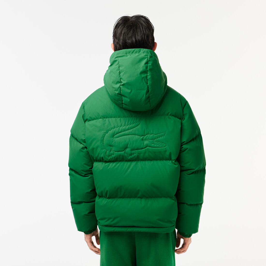 Men's Lacoste Quilted Water-Repellent Short Jacket Men's Lacoste Quilted Water-Repellent Short Jacket