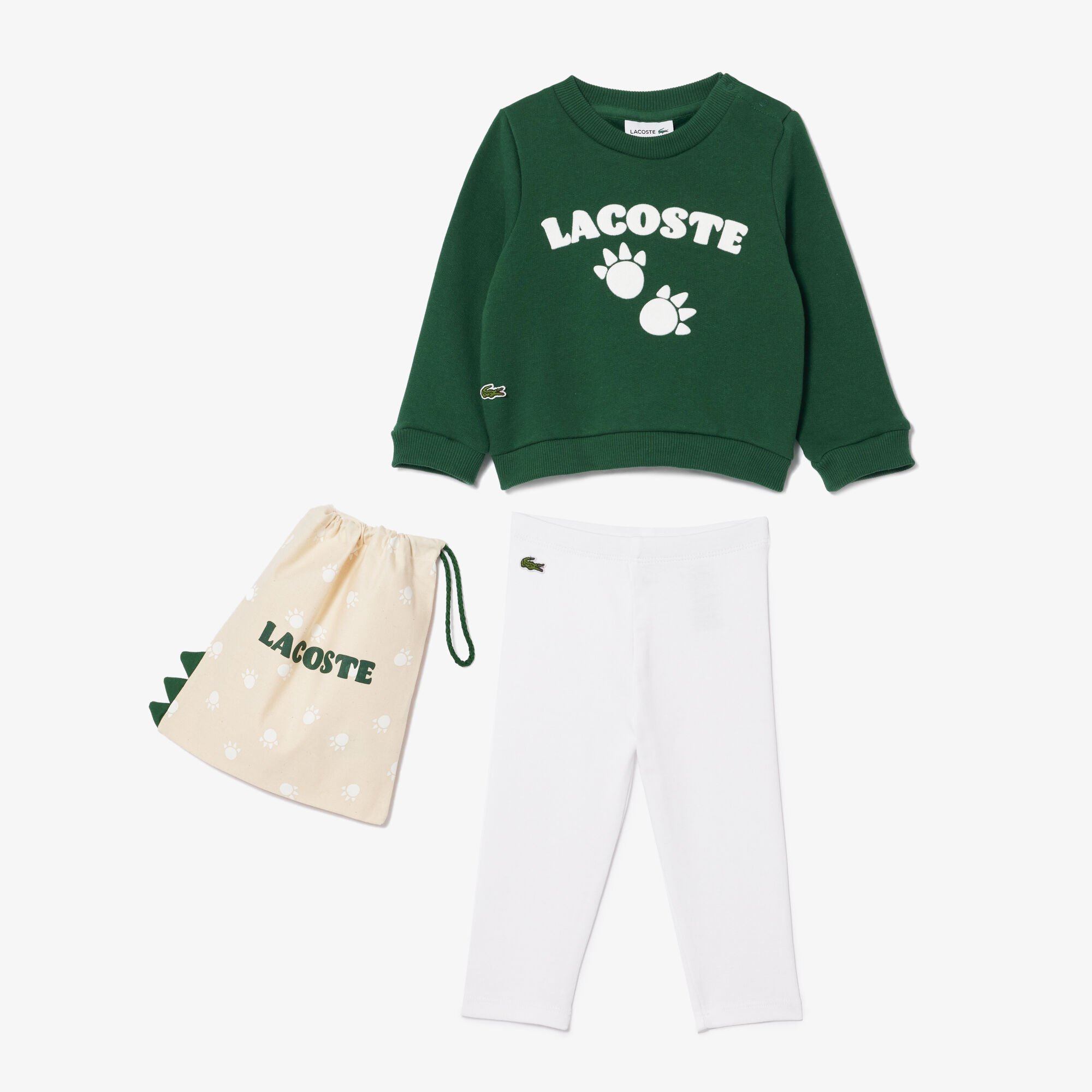 Baby lacoste discount tracksuit