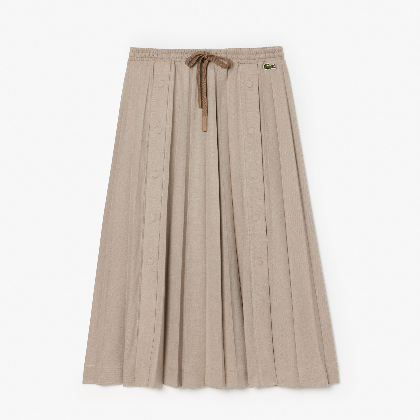 Long Pleated Flannel Skirt Long Pleated Flannel Skirt