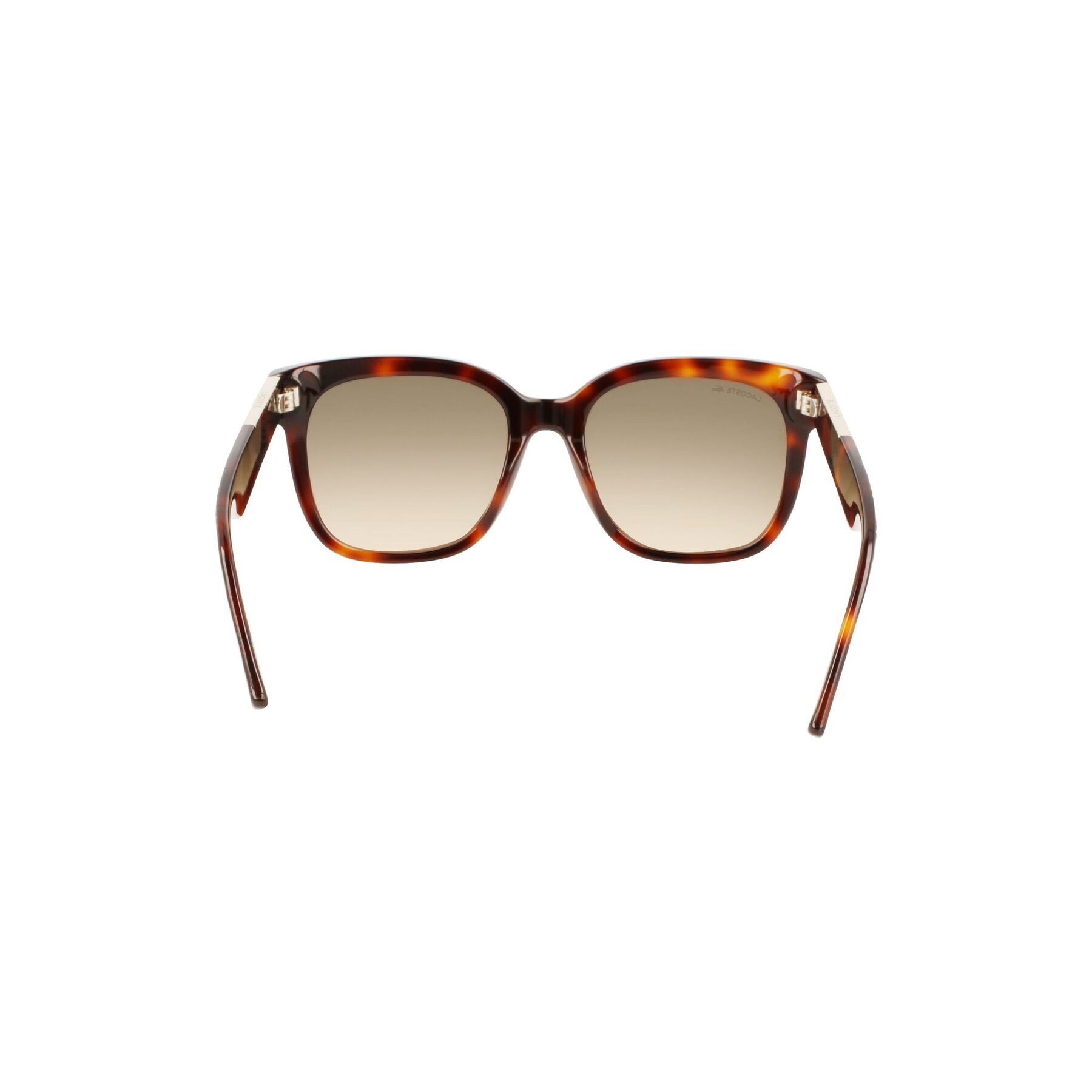 lacoste women s rectangle acetate croco skin sunglasses