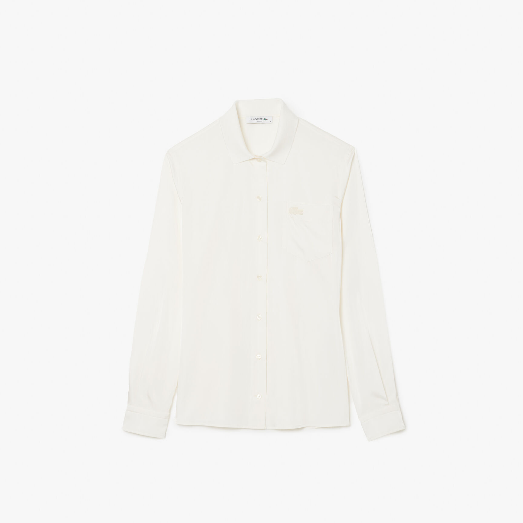 Fluid Ribbed Collar Shirt Fluid Ribbed Collar Shirt