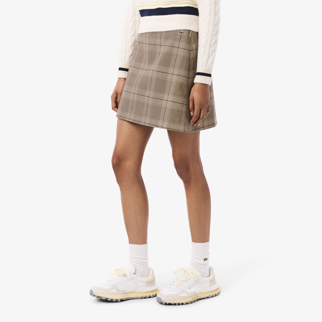 Water-Repellent Short Plaid Skirt Water-Repellent Short Plaid Skirt