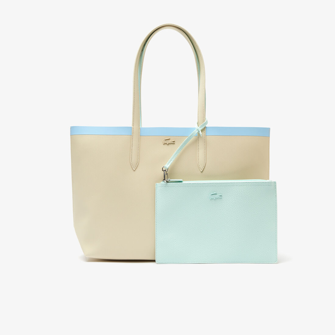 حقيبة يد كبيرة قنب بمحفظة قابل للإزالة بسحّاب مجموعة Anna للنساء