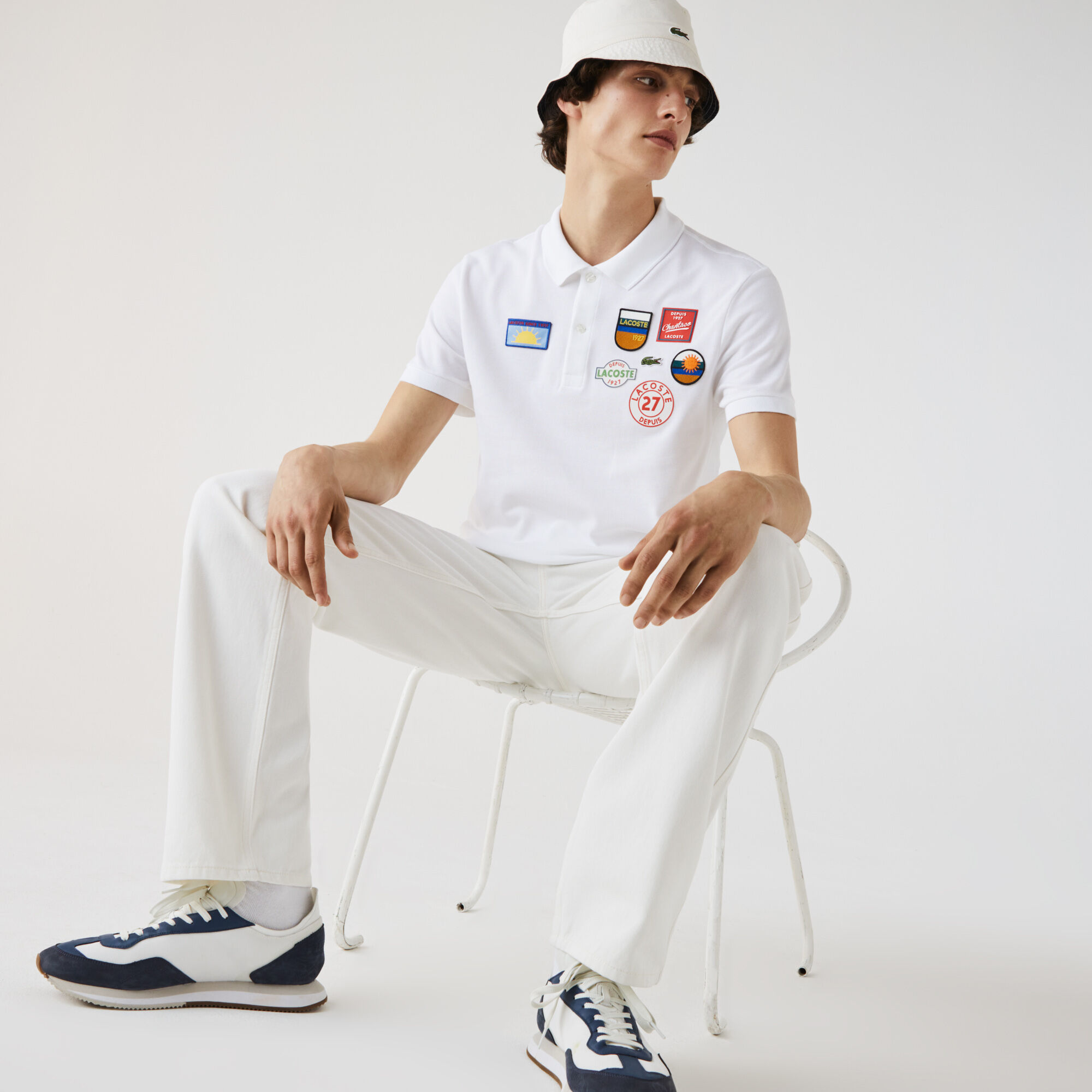 Men’s Lacoste Regular Fit Badge Cotton Polo Men’s Lacoste Regular Fit Badge Cotton Polo