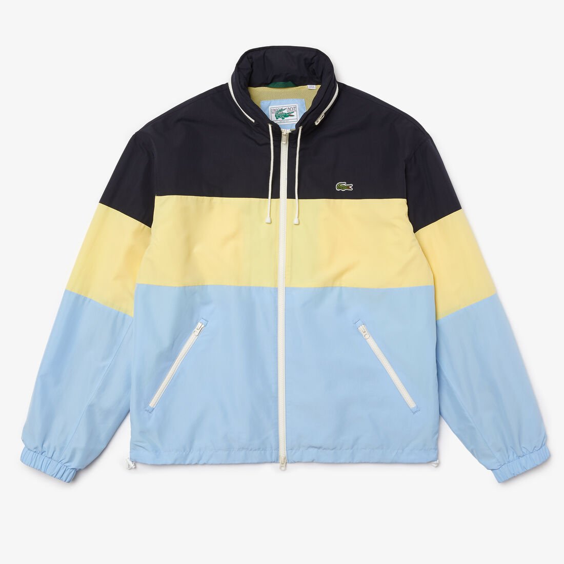 Men’s Concealed Hood Water-Resistant Colorblock Jacket Men’s Concealed Hood Water-Resistant Colorblock Jacket