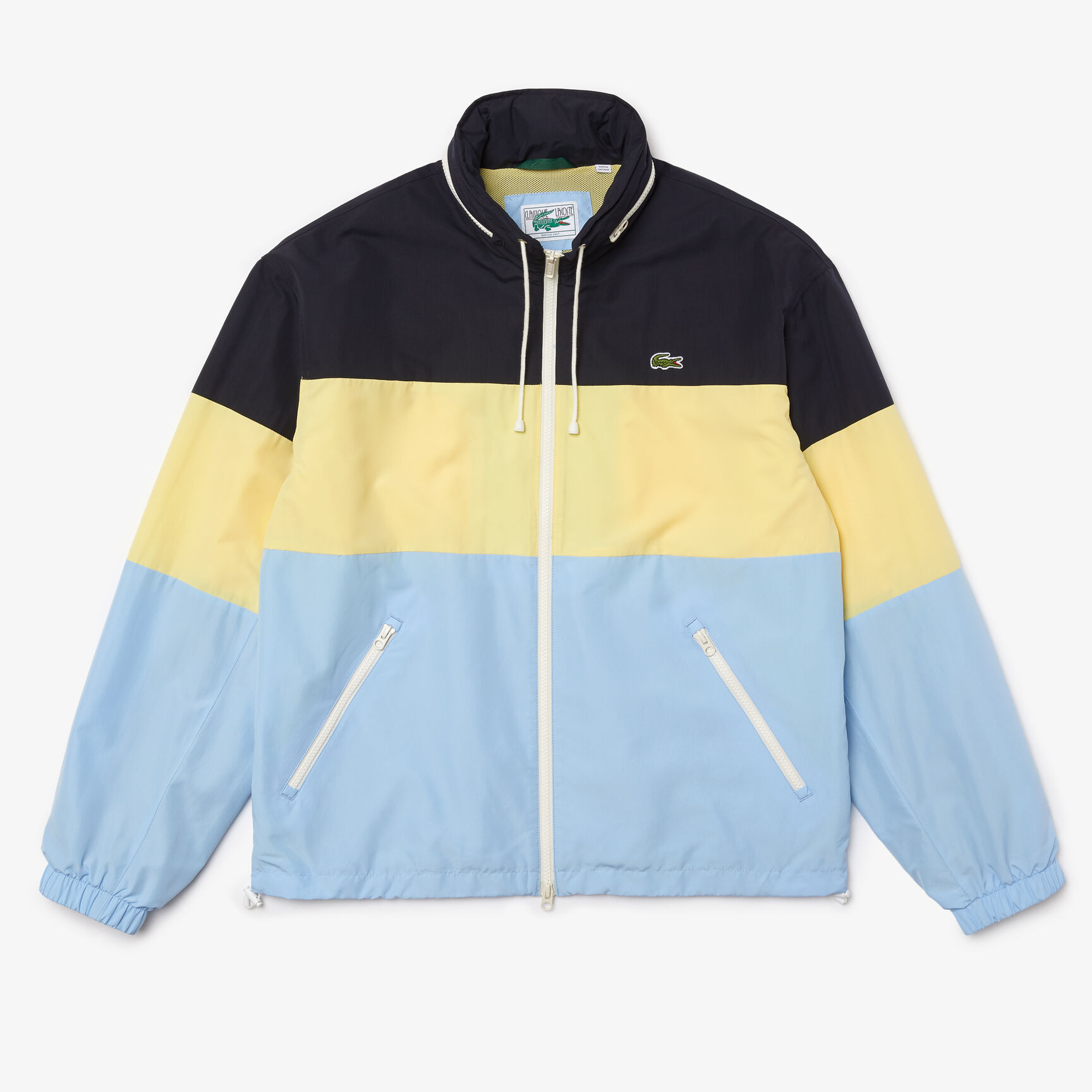 Men’s Concealed Hood Water-Resistant Colorblock Jacket Men’s Concealed Hood Water-Resistant Colorblock Jacket