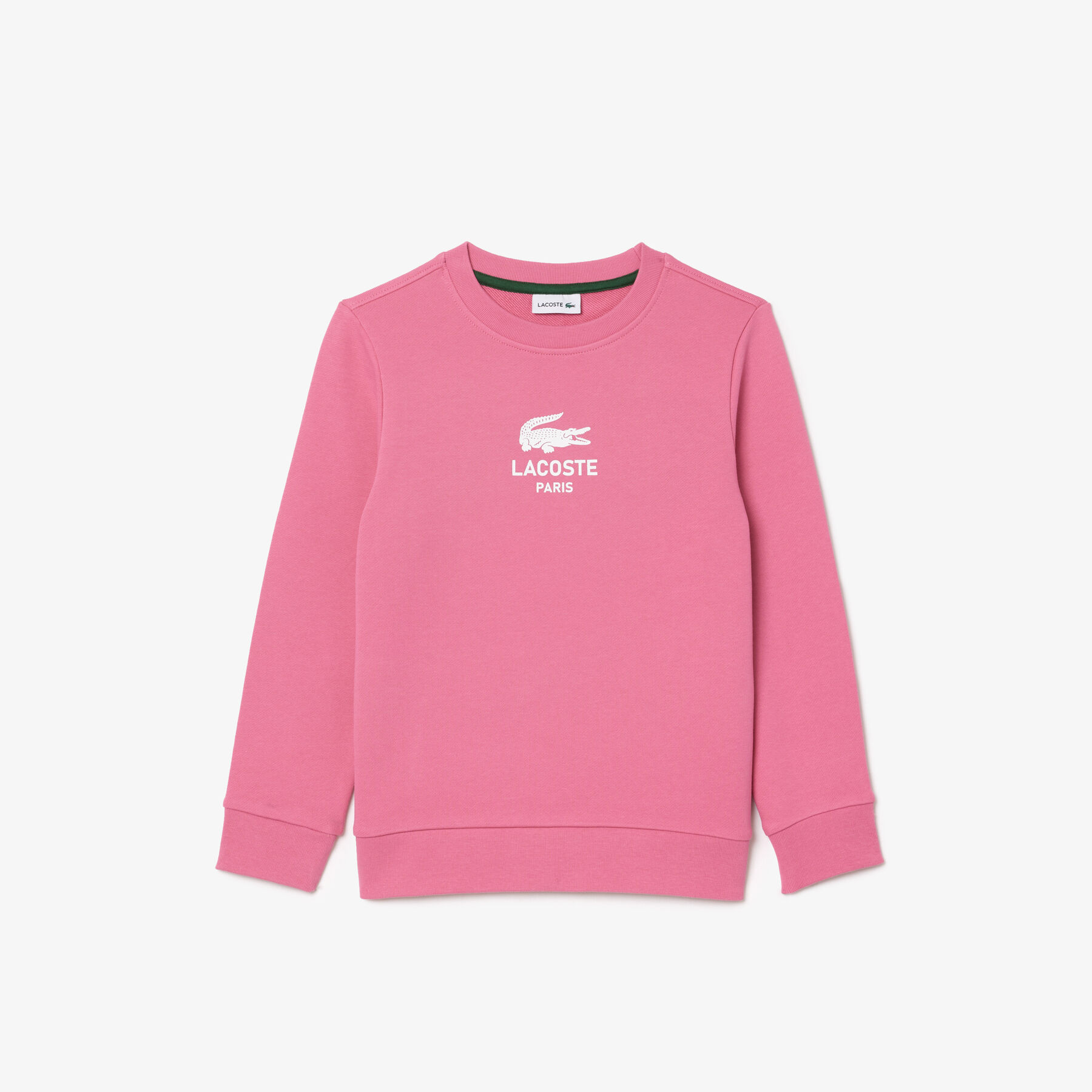 lacoste signature print sweatshirt