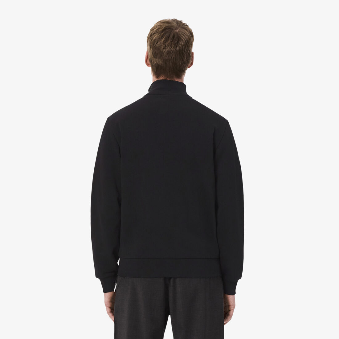 سويت شيرت من الصوف بسحاب وياقة عالية سويت شيرت من الصوف بسحاب وياقة عالية