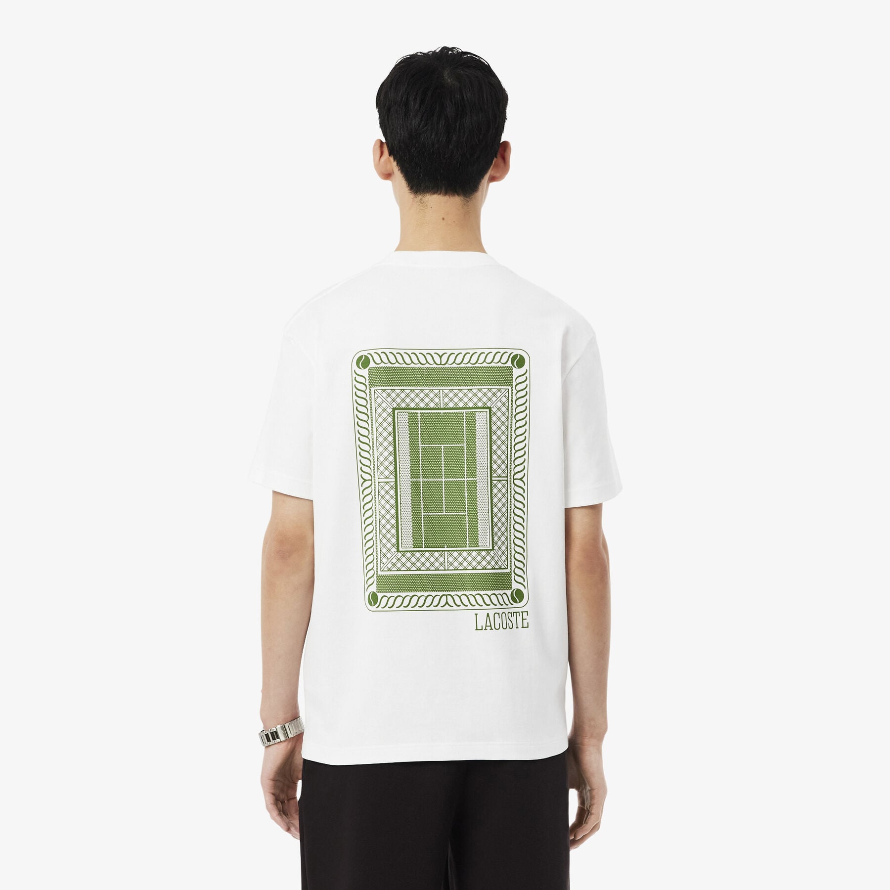 Printed Jersey T-shirt lacoste printed jersey t shirt